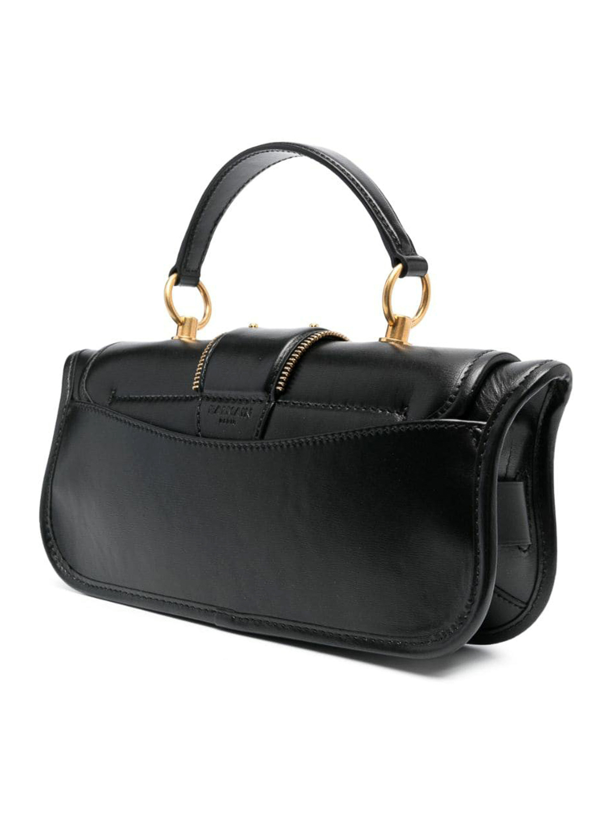 クラッチバッグ Balmain Blaze Pouch-Box Leather Balmain Blaze pouch-box leather - Black - Women