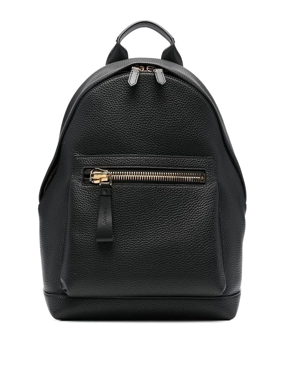 Tom Ford Leather Buckley Backpack In Black