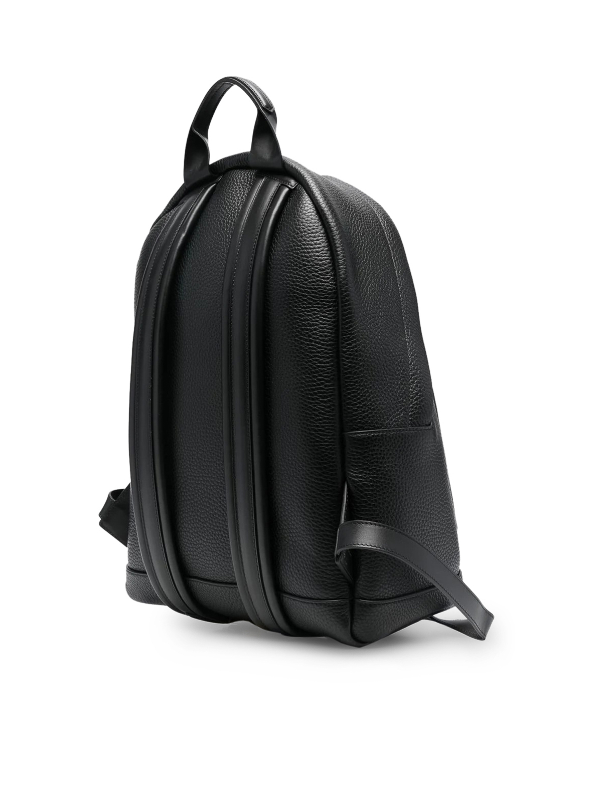 Shop Tom Ford Leather Buckley Backpack In Black