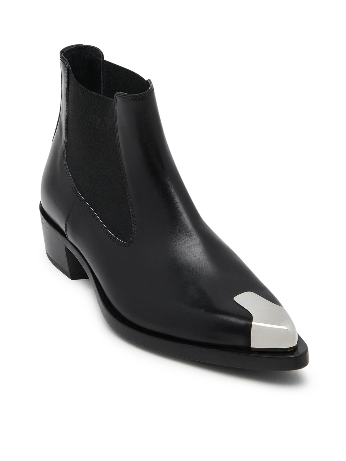 Shop Alexander Mcqueen Leather Boots In Black