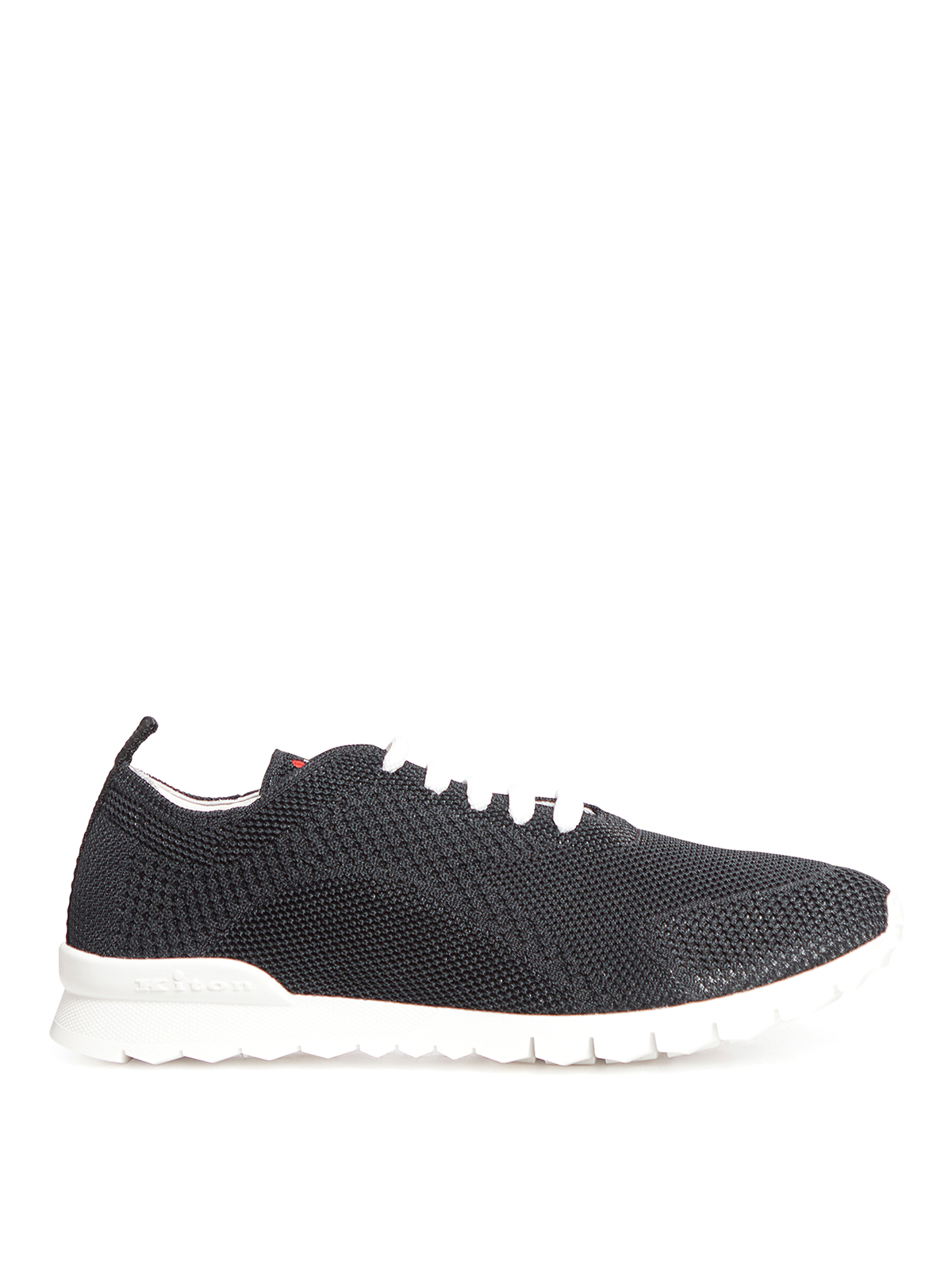 Shop Kiton Sneakers Classic In Black