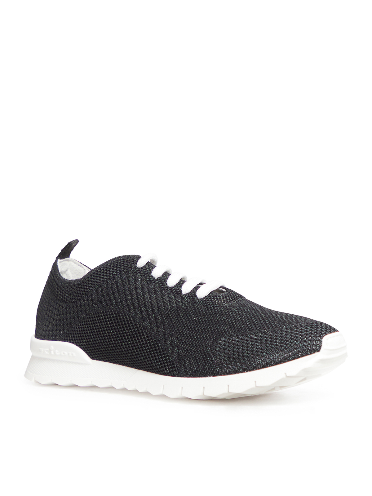 Shop Kiton Sneakers Classic In Black