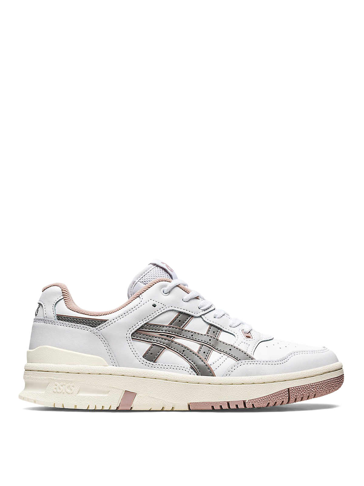 Shop Asics Leather Sneakers In Brown