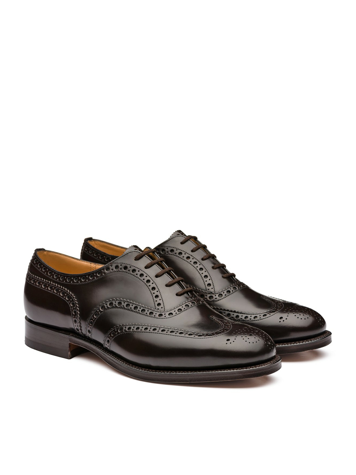 Shop Church's Classic Leather Shoes In Brown
