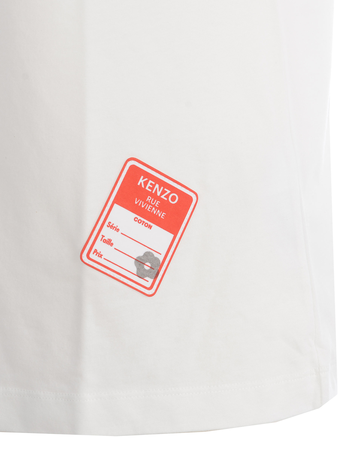 Shop Kenzo T-shirt  In Cotton In White
