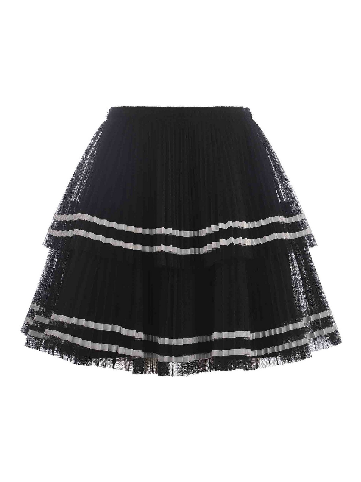 Red Valentino Skirt  Pleated In Black