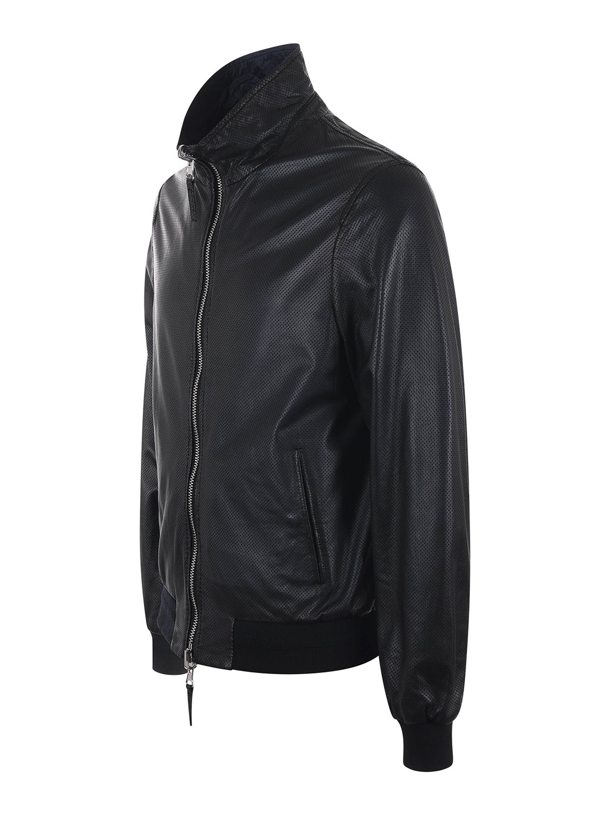 Shop The Jack Leathers Reversible Jacket In Black