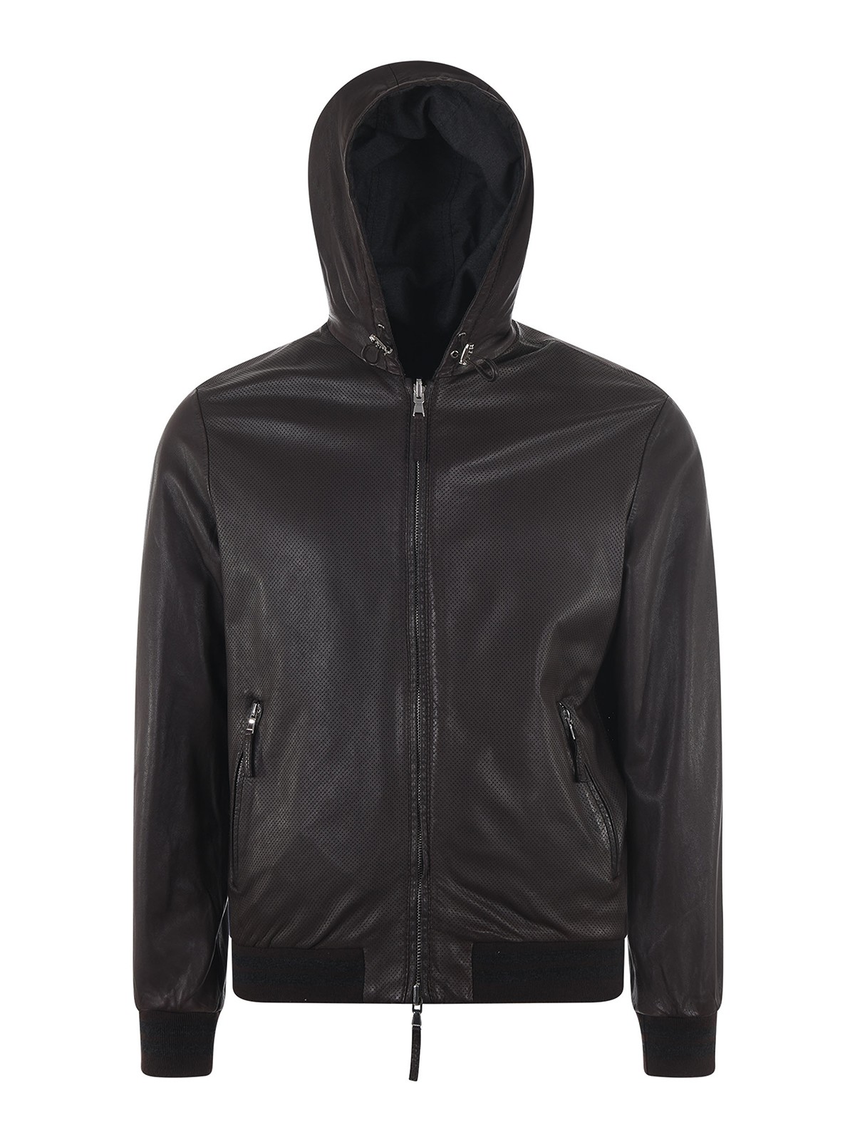 Shop The Jack Leathers Reversible Jacket In Brown