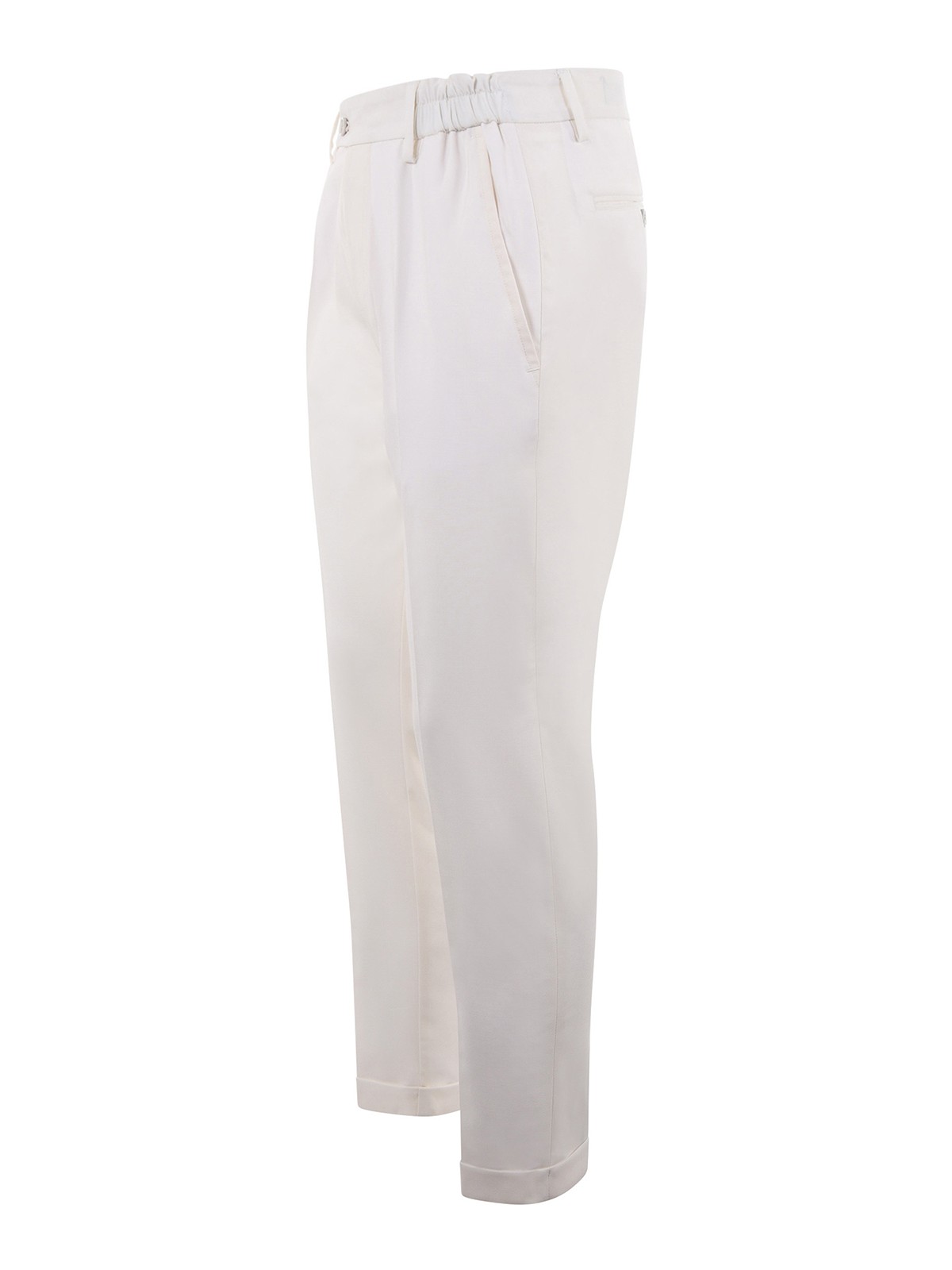 Shop Yes London Trousers In Cream
