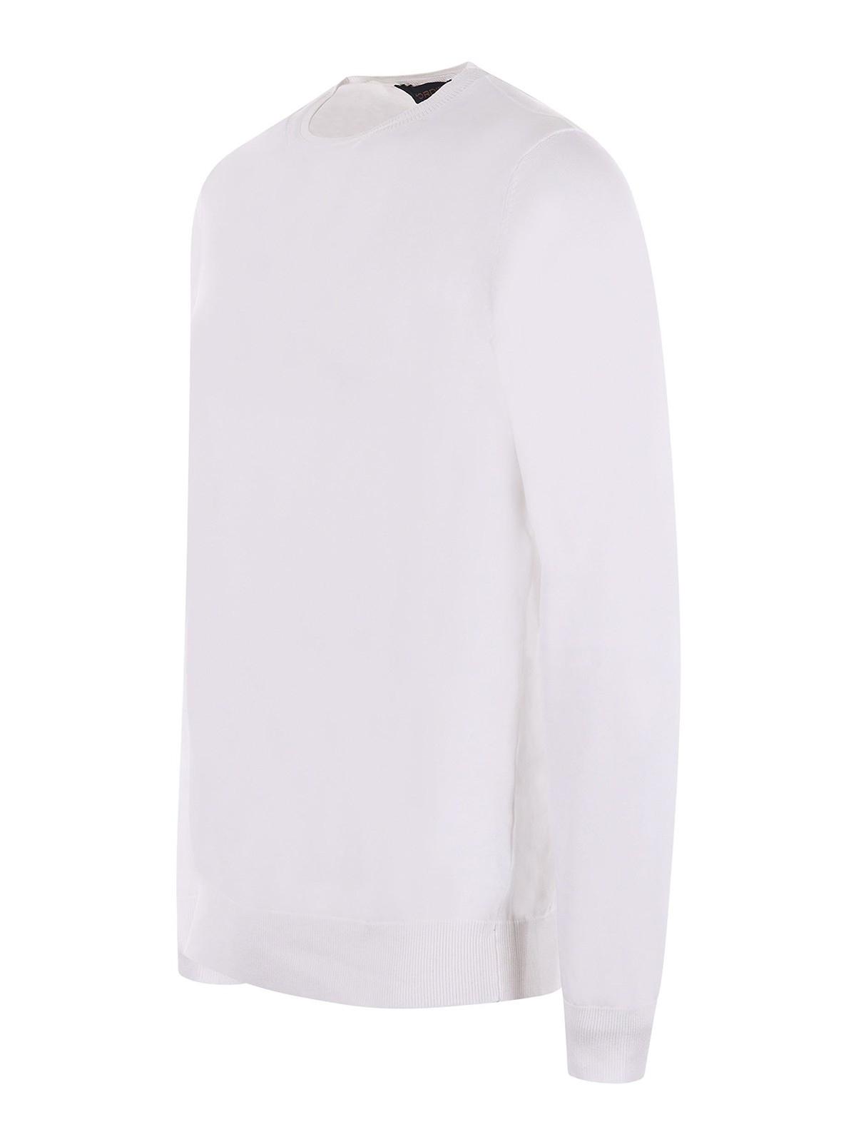 Shop Jeordie's Suéter Cuello Redondo - Blanco In White