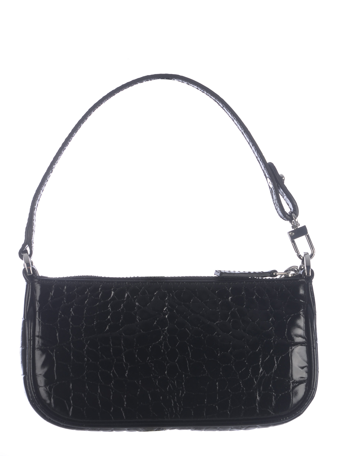 Totes bags By Far - Bag by far in crocodile leather - MINIRACHELBLACK