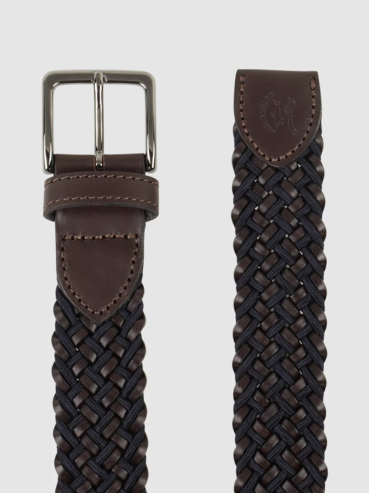 Belts Paul & Shark - Braided leather belt and - 12316025050