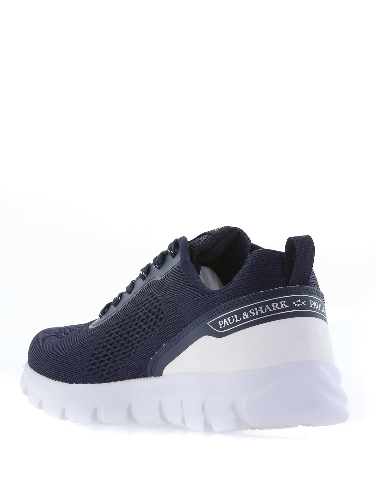 Shop Paul & Shark Ultralight Fabric Sneakers In Blue
