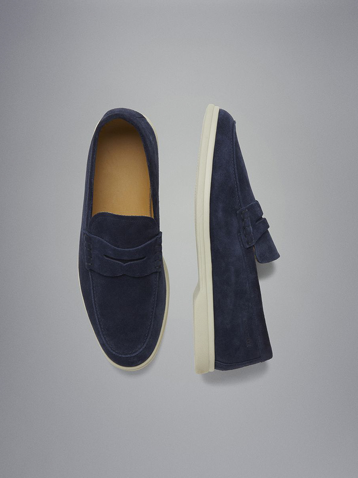 Paul & Shark men loafers, 10 Paul & Shark Suede Loafers Shoes Navy | Jan Rozing Men main image 2