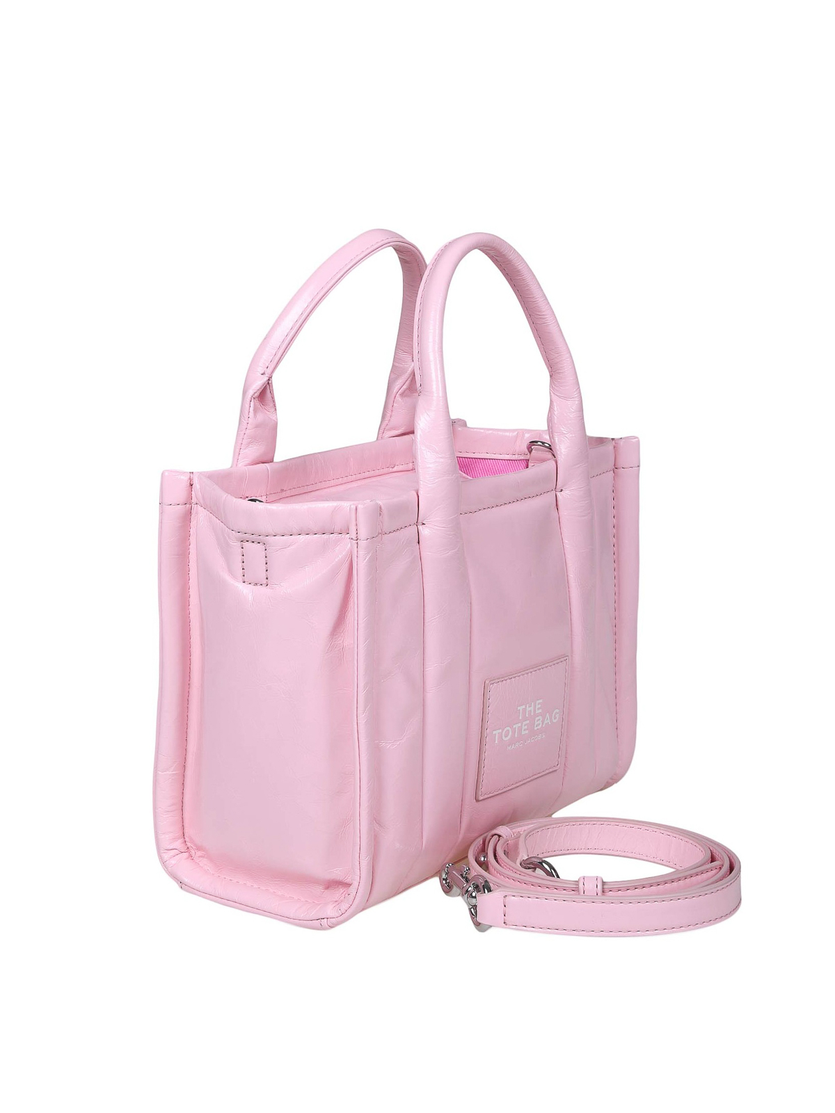 Shop Marc Jacobs The Mini Tote In Bubblegum Color In Pink
