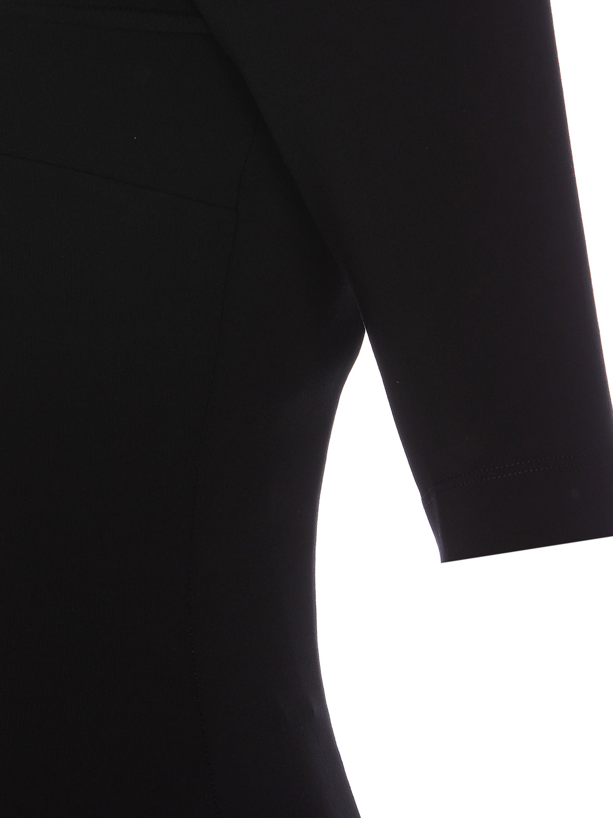 Shop Dolce & Gabbana Short Sleeves Mini Dress In Negro
