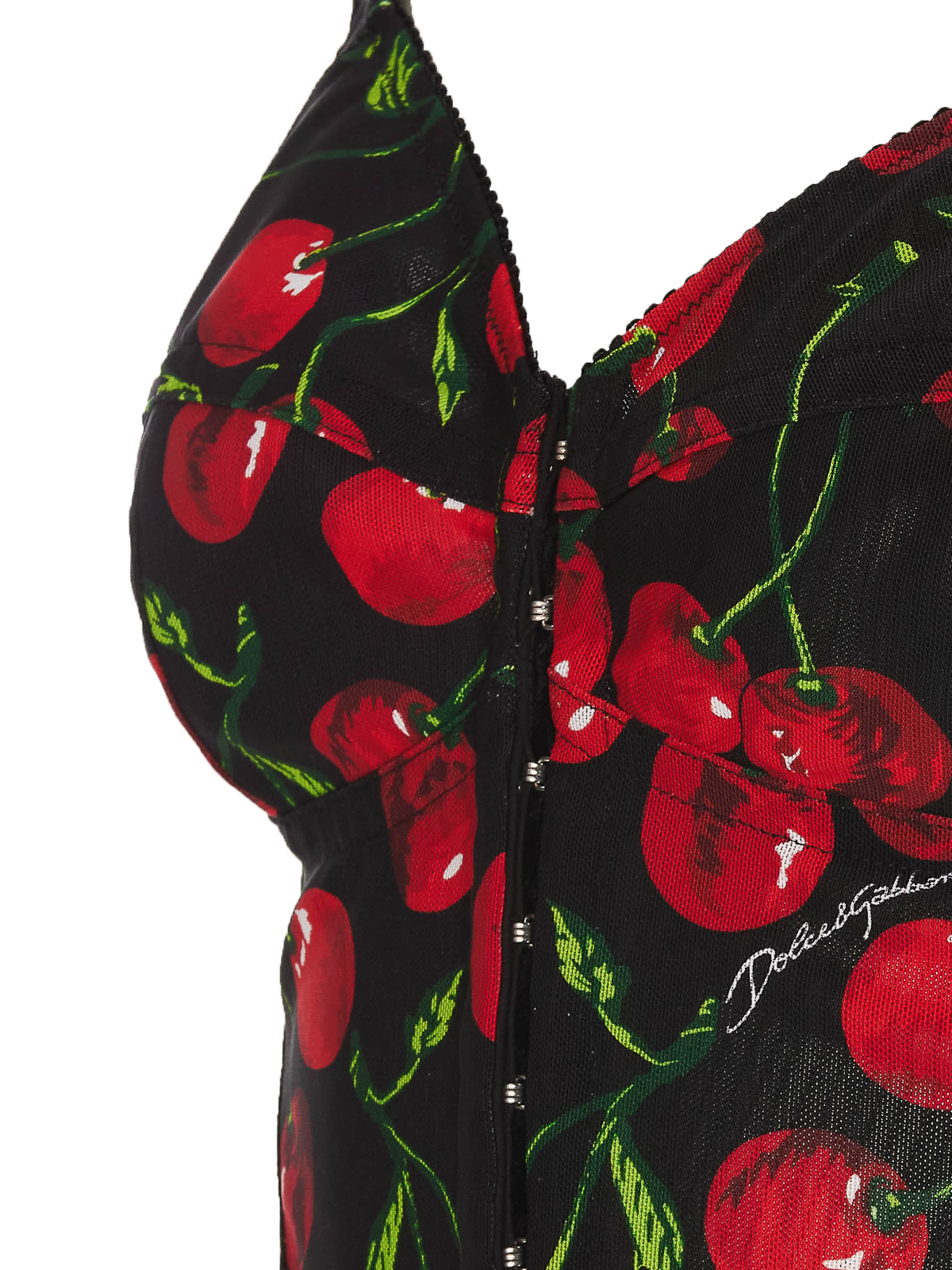●Dolce&Gabbana●Cherry sprint トップ Dolce & Gabbana Cherry print bustier top - Red