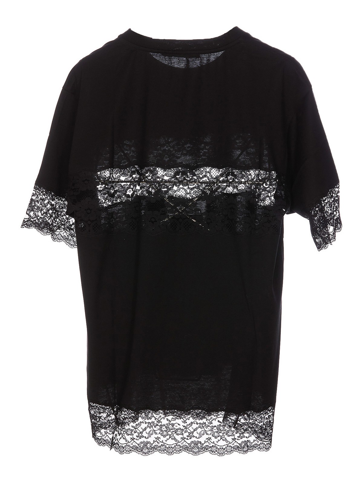 Shop Dolce & Gabbana Laces T-shirt In Negro