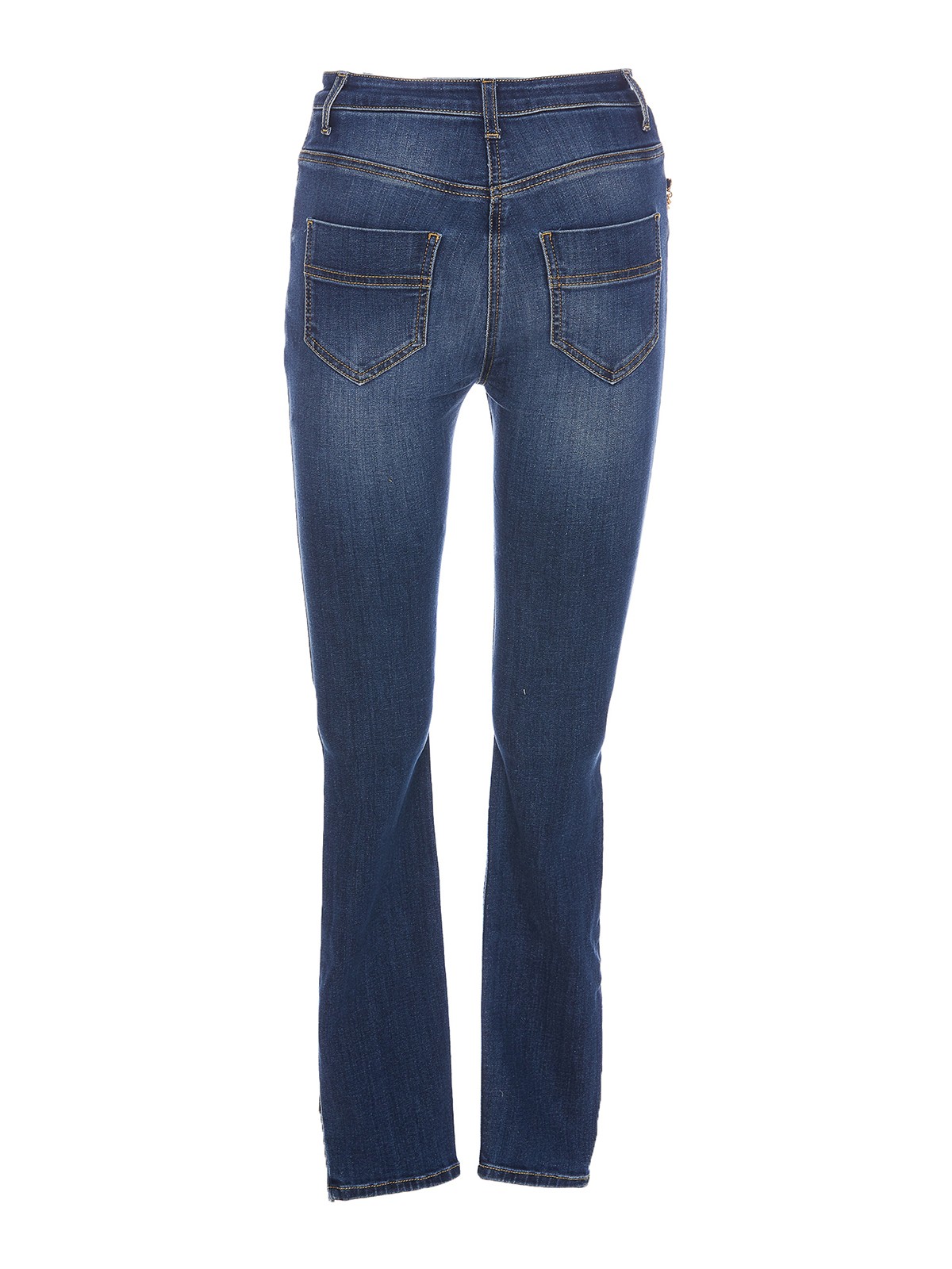 Shop Elisabetta Franchi Denim Jeans In Blue