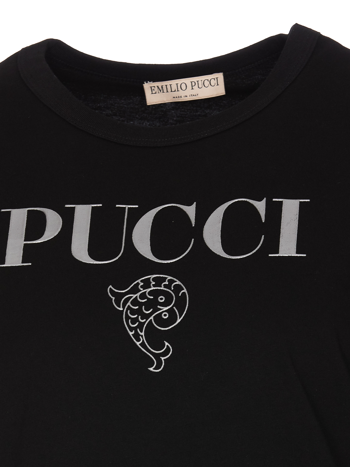 Emilio Pucci Black Logo T-Shirt Emilio Pucci