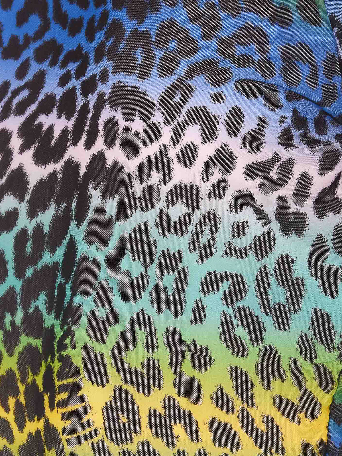 Shop Ganni Cropped Leopard T-shirt In Multicolour
