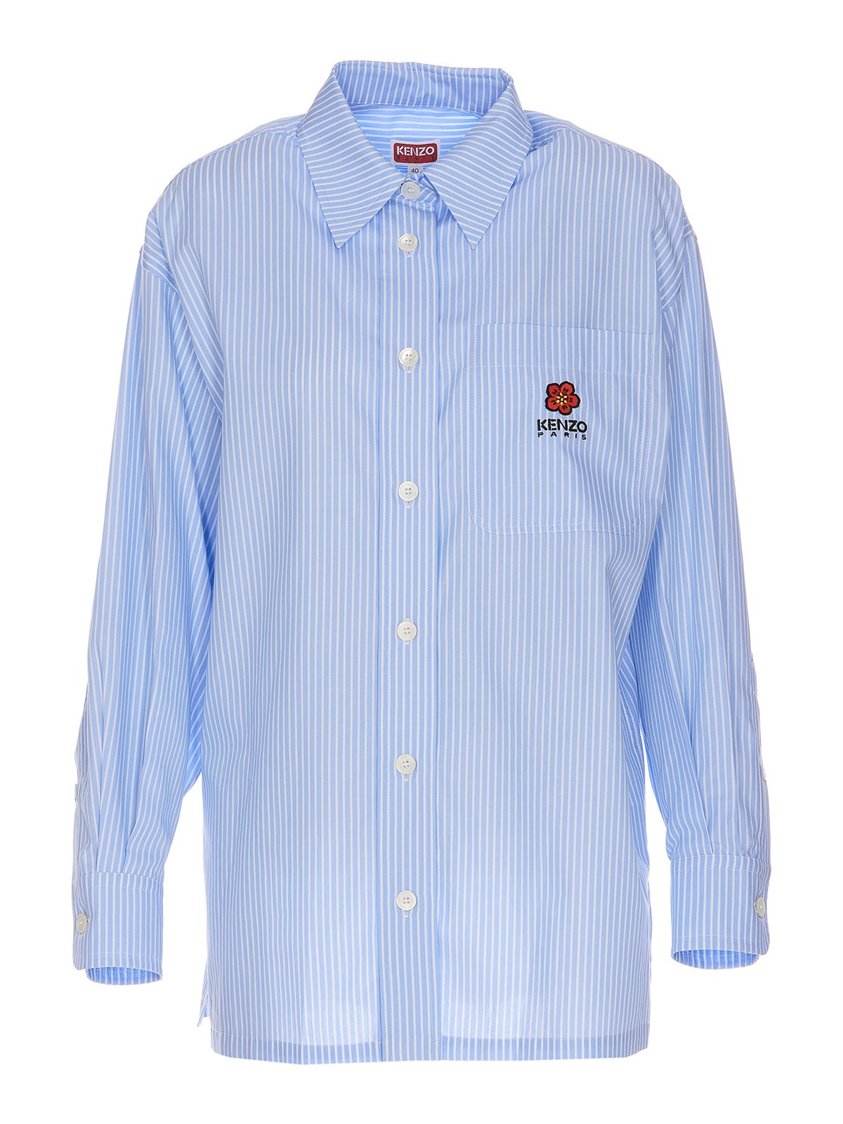 Kenzo Boke flower shirt - Blue - Women | FD62CH0919LM64