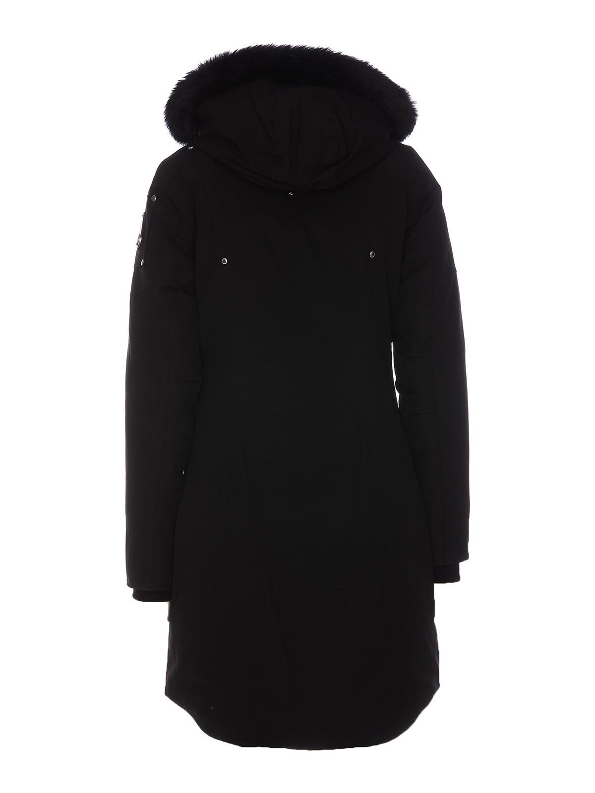 Shop Moose Knuckles Stirling Parka In Black