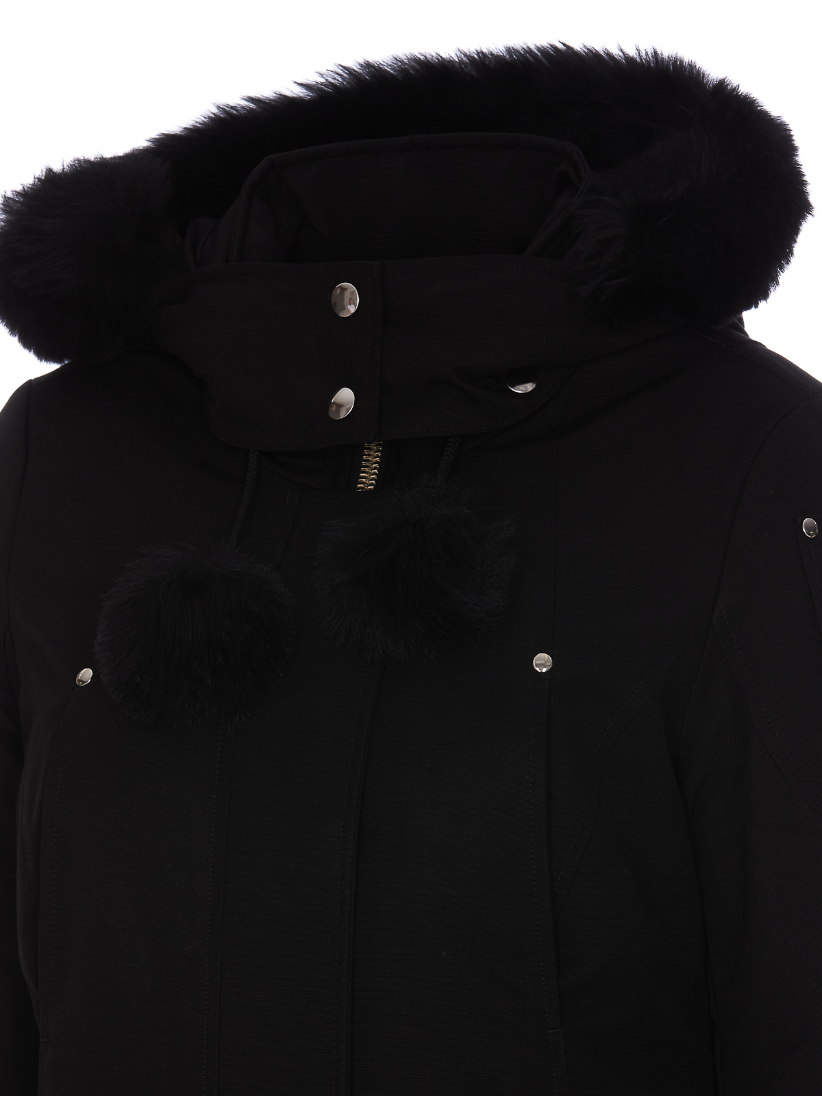 Shop Moose Knuckles Stirling Parka In Black