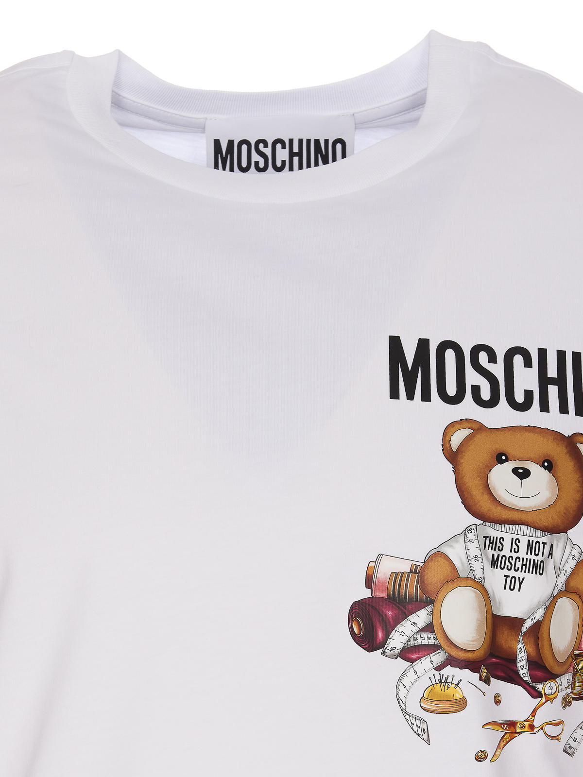 Shop Moschino Sartorial Teddy Bear T-shirt In White