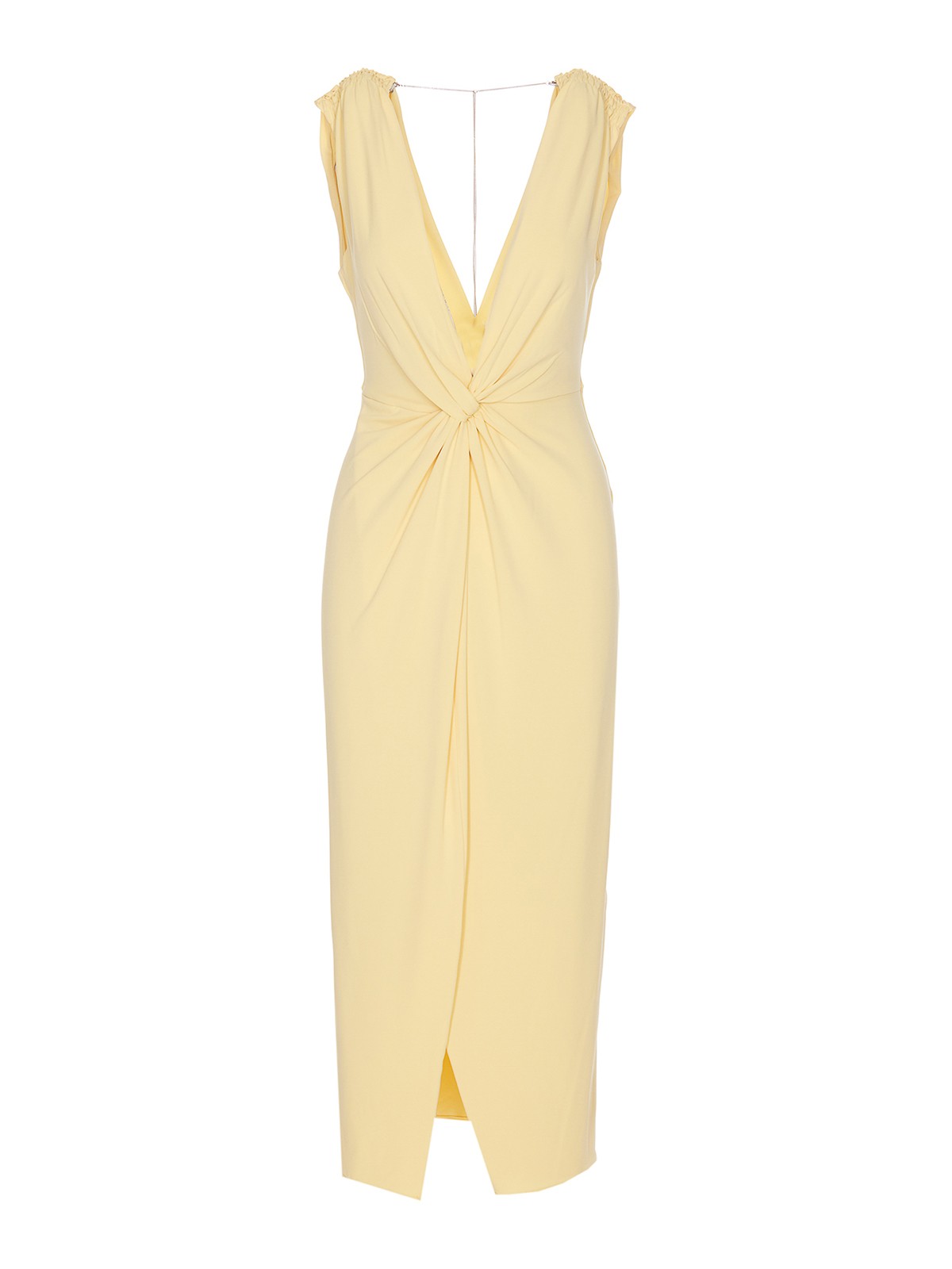 Patrizia Pepe Long dress - Yellow - Women|2A2519J113Y433