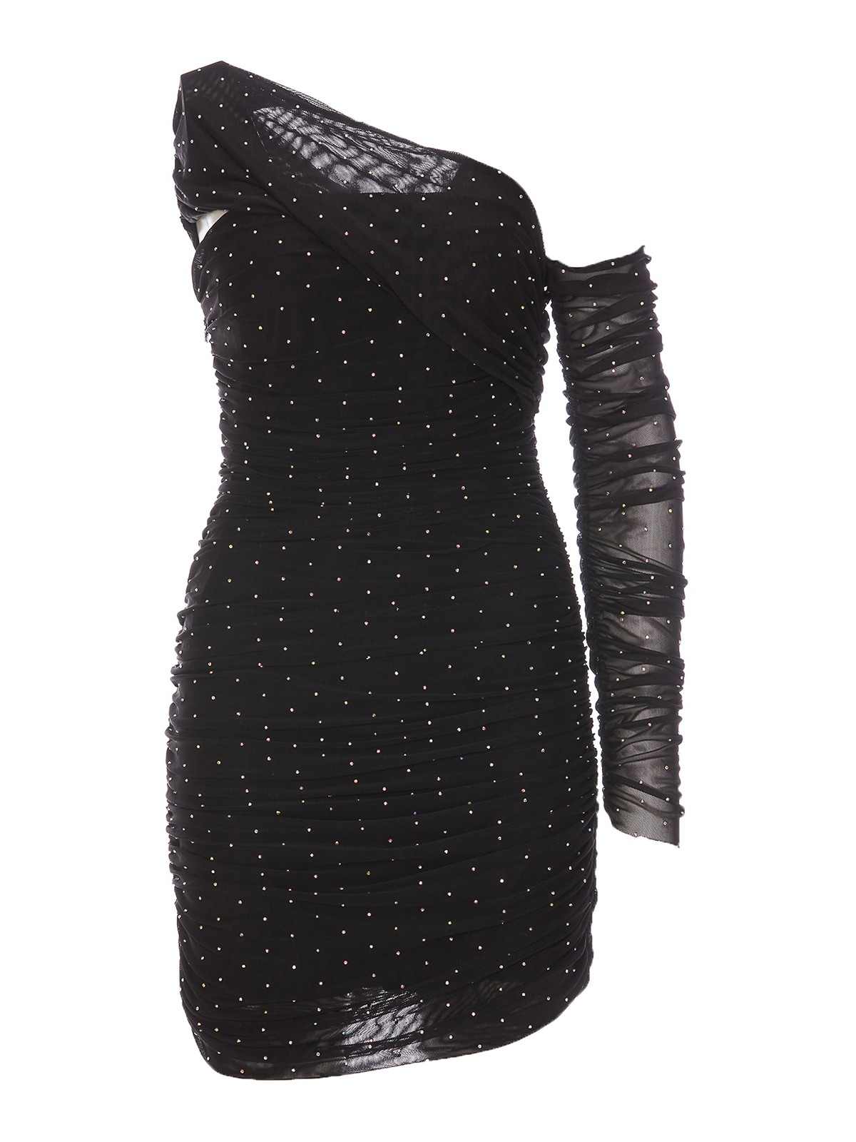 rotate mesh asymmetric dress ROTATE Mesh Asymmetric Dress