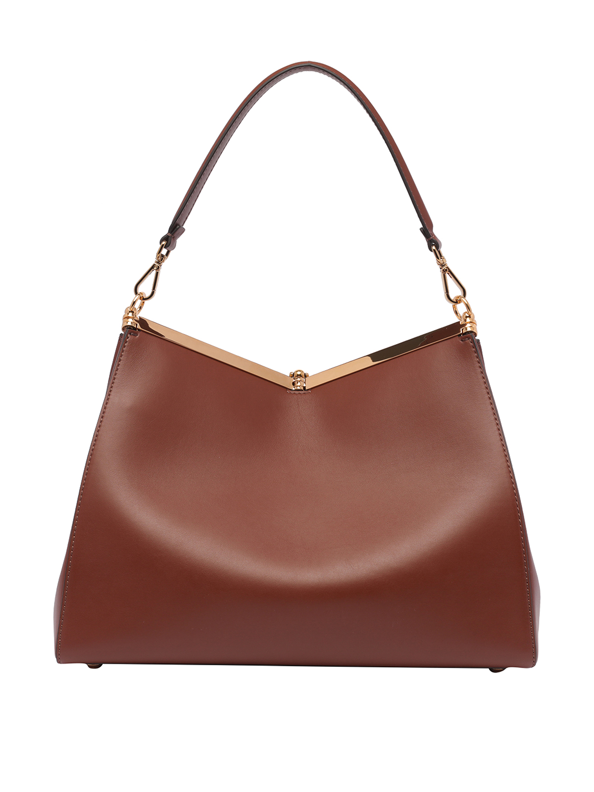 Shop Etro Large Vela Bag In Brown