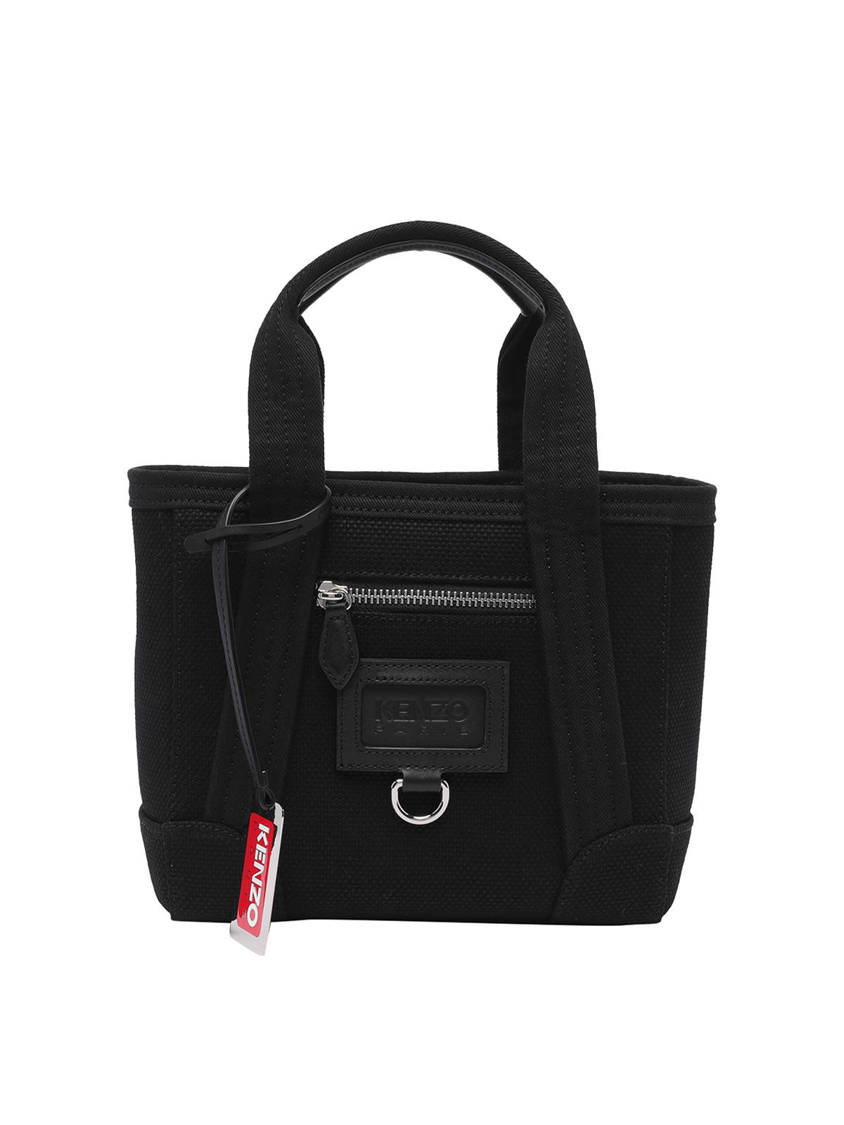 Kenzo Mini Tote  Paris Bag In Black
