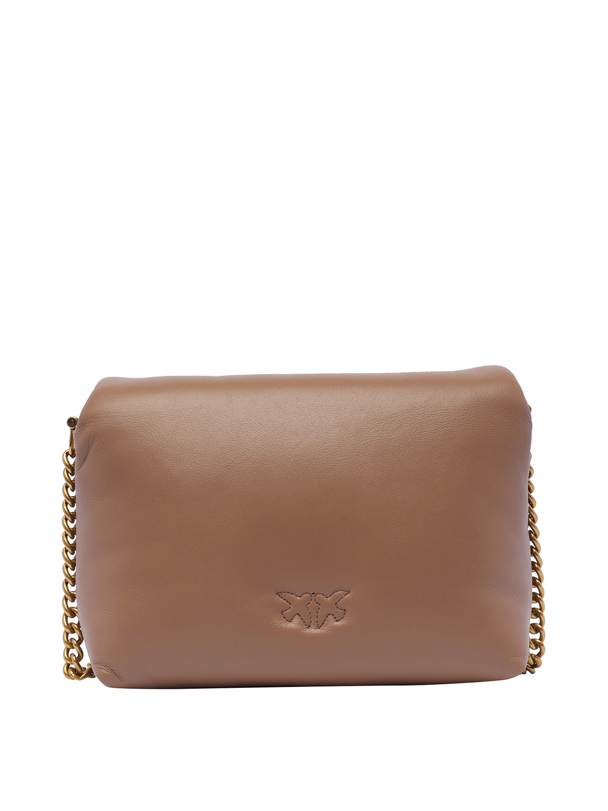 トートバッグ PINKO Women Messenger Bags 100071A0F1C83Q Beige Women's Love Puff bag in raffia 100038a2c8 Beige | Caposerio.com