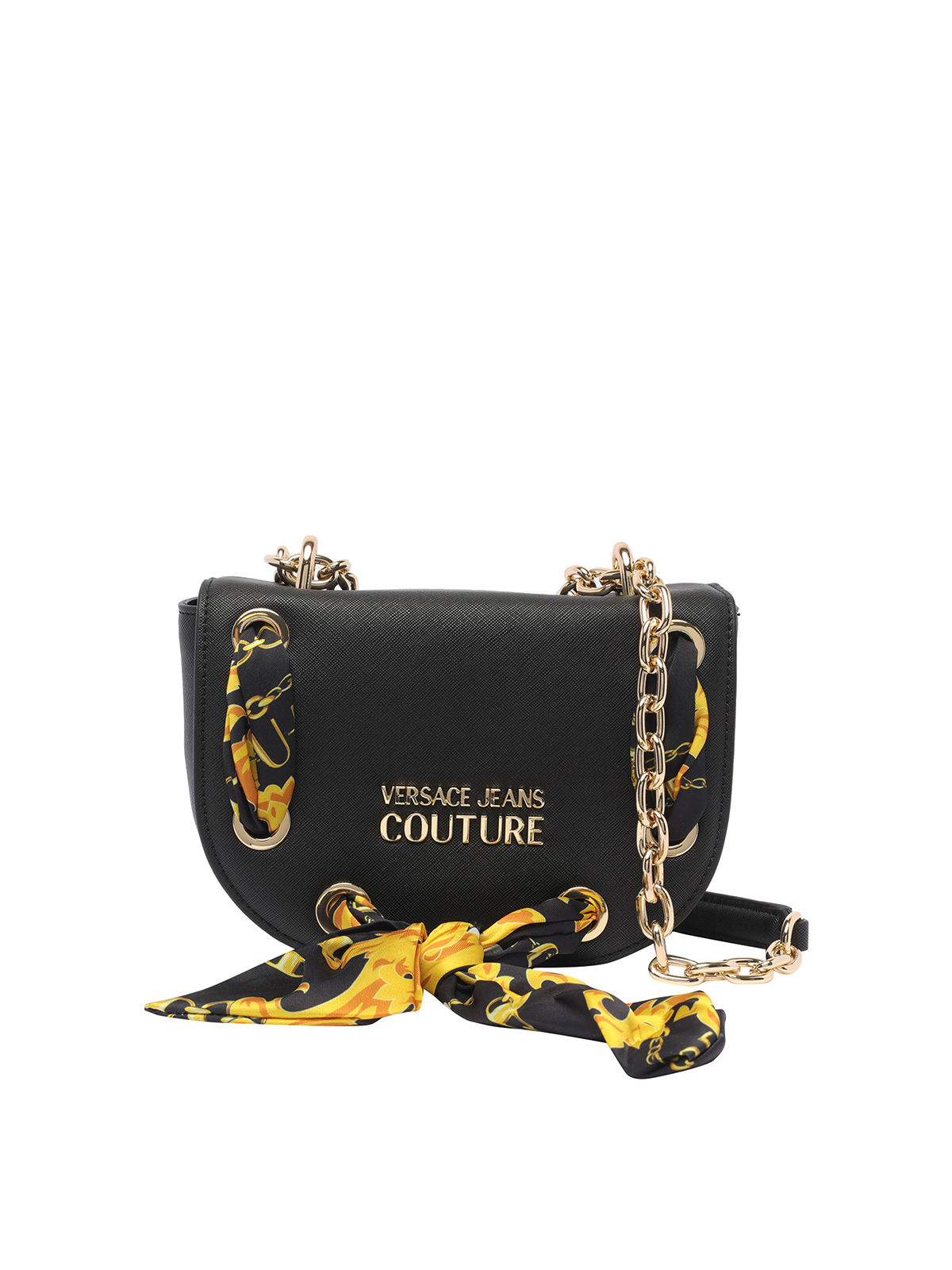 Versace Jeans Couture Shoulder Bag Chain Couture 1 In Black