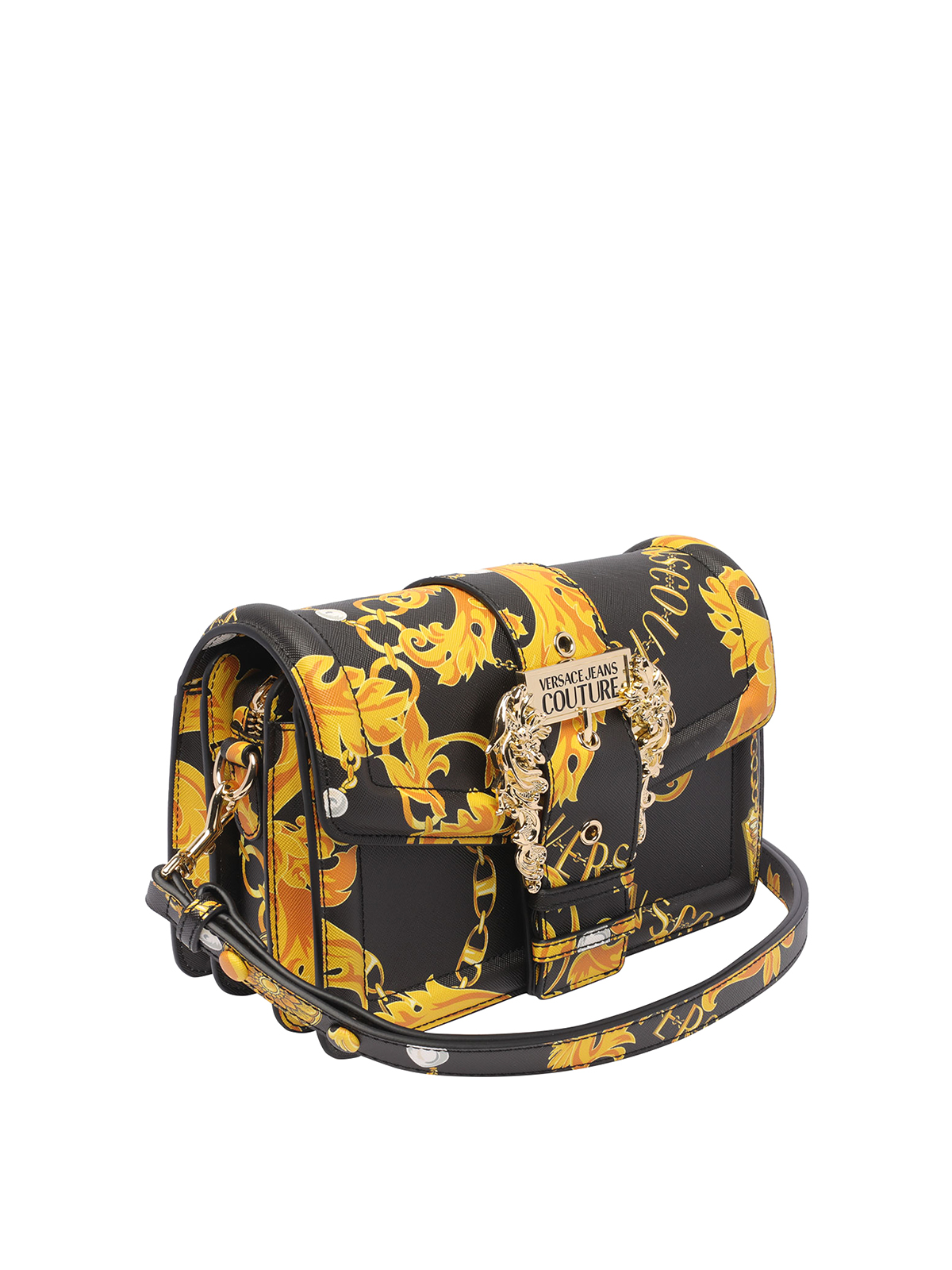 VERSACE JEANS COUTURE ボディバッグ ロゴ クチュール クロスボディ