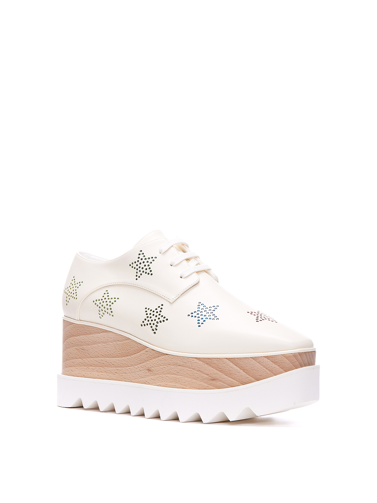 Shop Stella Mccartney Elyse Eco Sneakers In White