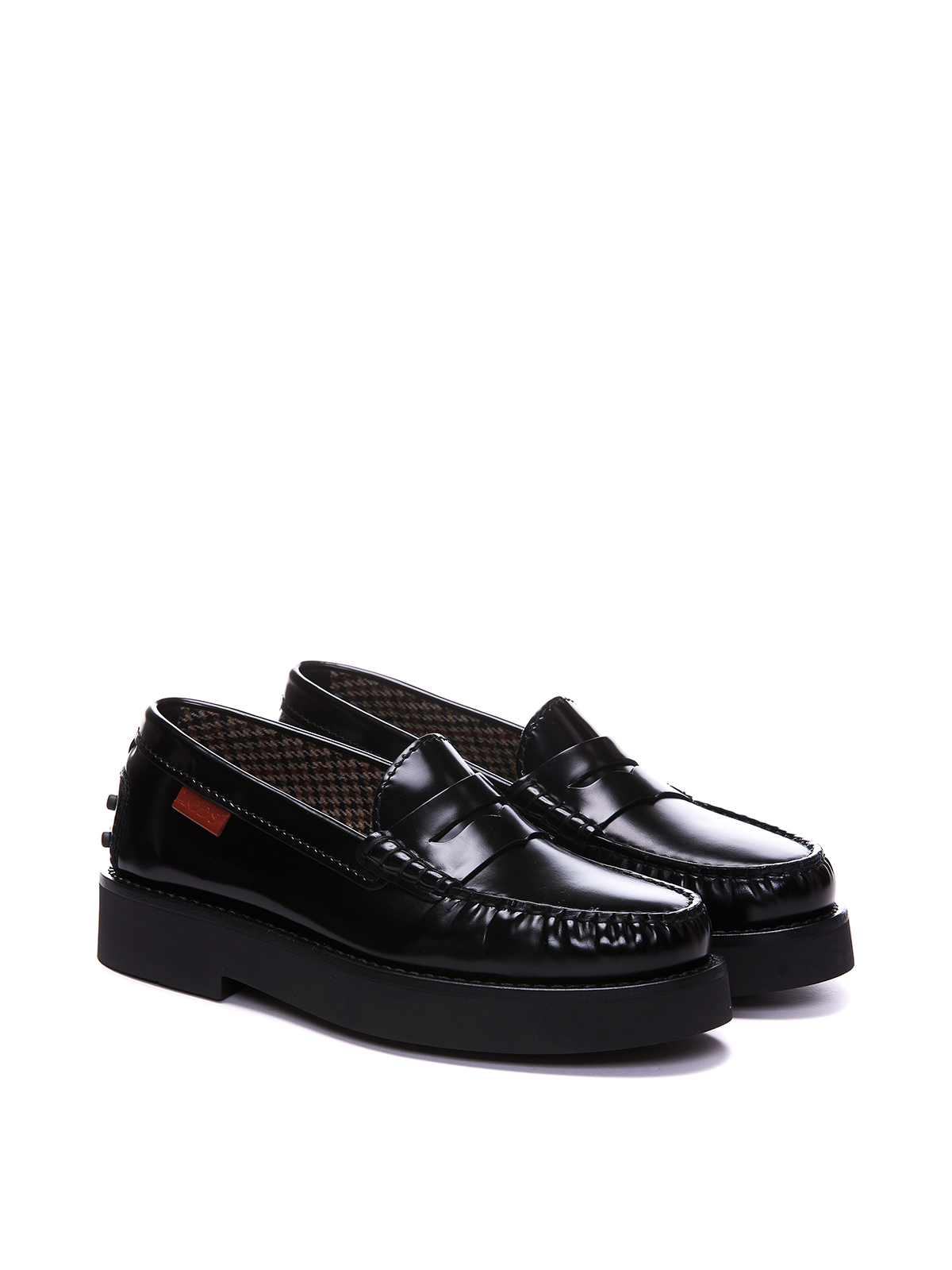 Shop Tod's Loafers In Negro