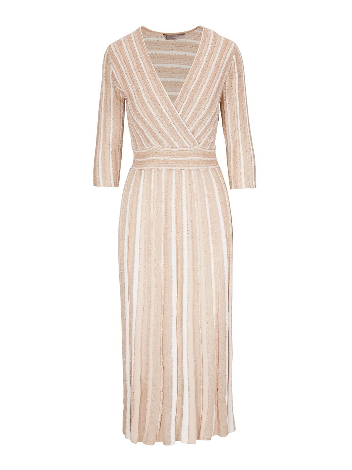 Exterior D Abito con scollo a V con paillettes esterno 5612420