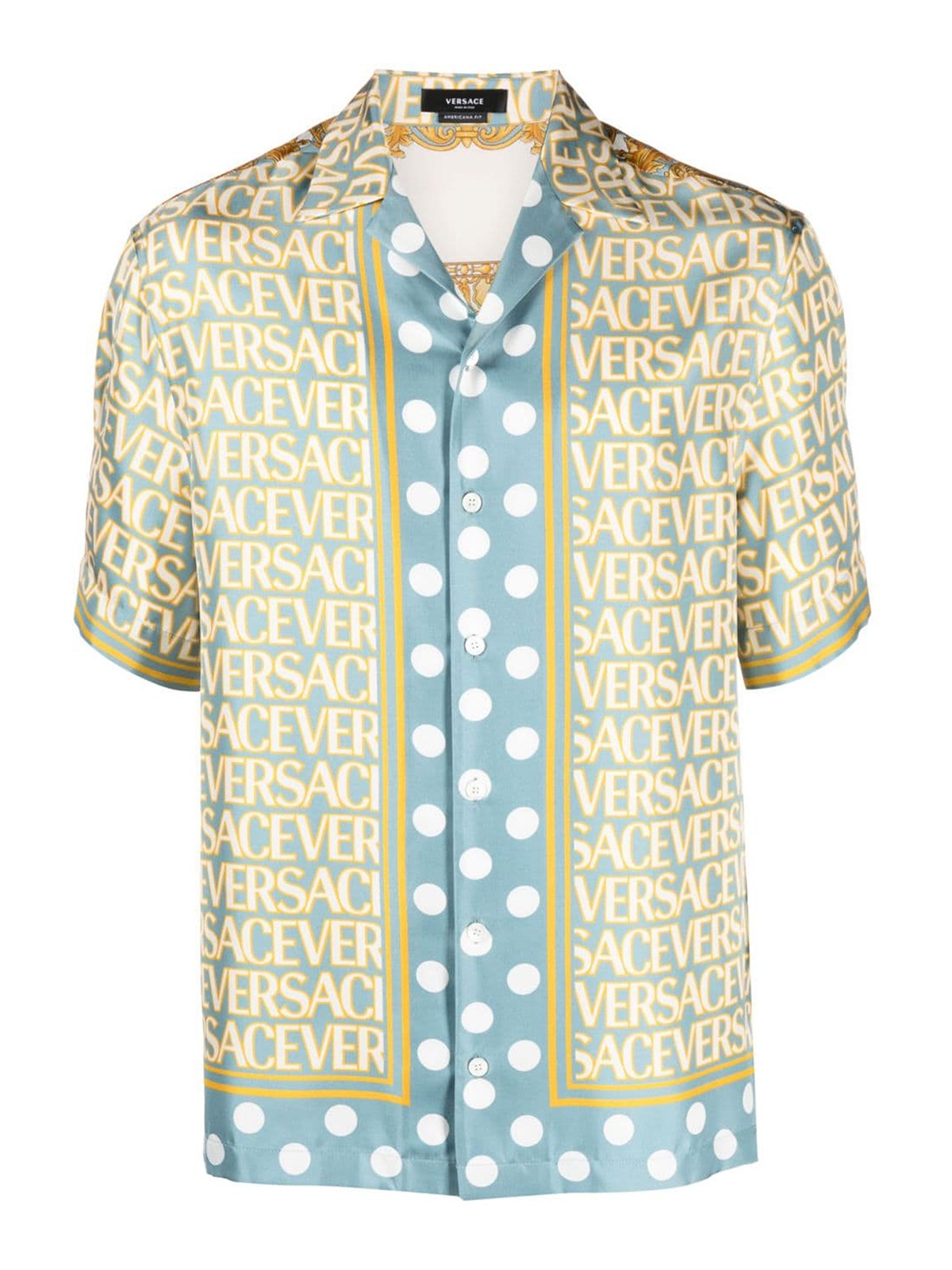 Versace All-over logo print shirt - Men | 10039261A077775V510