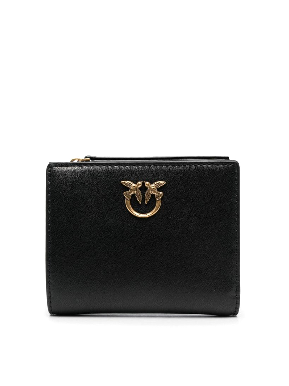 Pinko Logo Debossed Chain Wallet