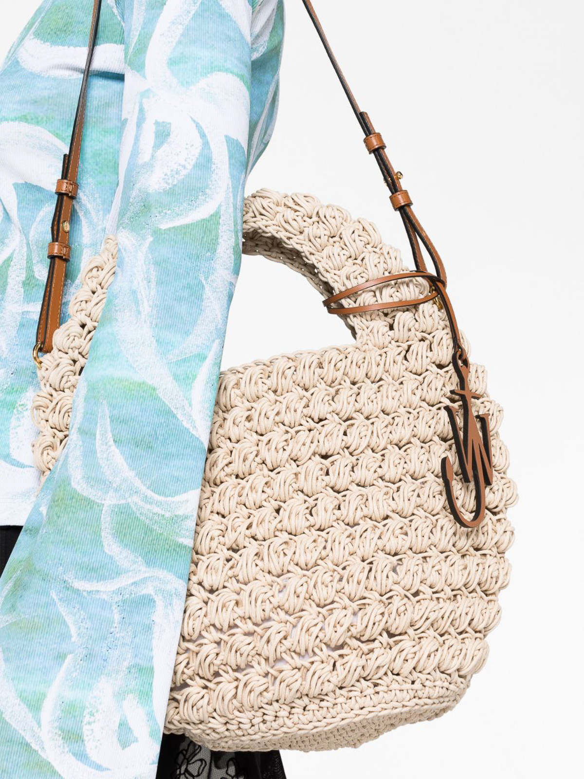 ☆関税込み☆ 【JW Anderson】Popcorn バケットバッグ L JW Anderson - Popcorn Basket - Crossbody Bag | HBX