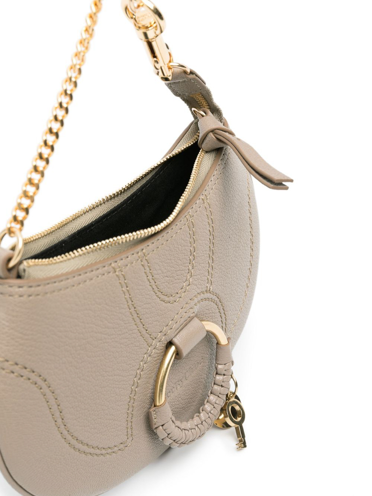 See by Chloé Pinko Mini Love Crossbody Bag in Beige