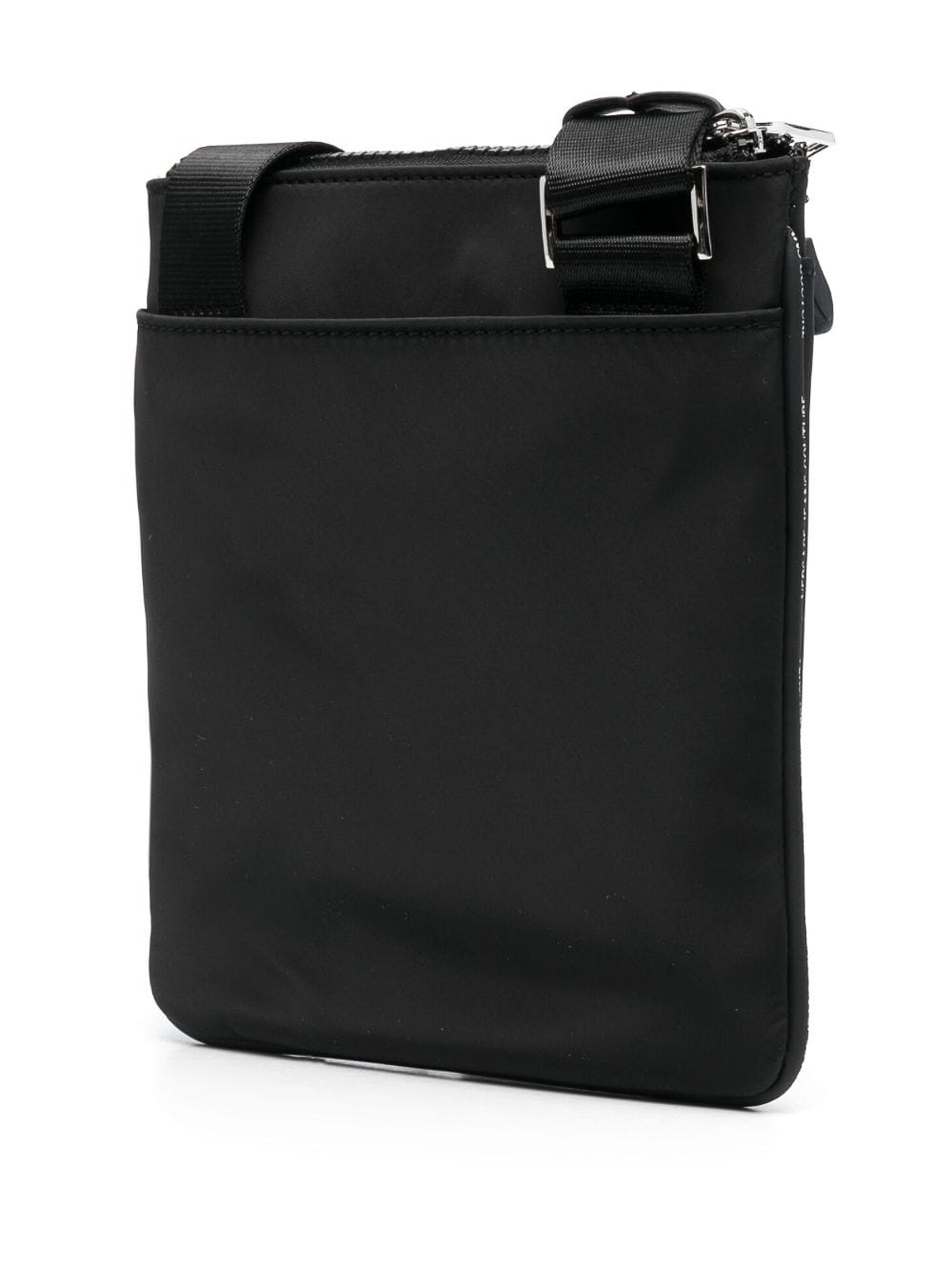 Shop Versace Jeans Couture Messenger Bag In Black