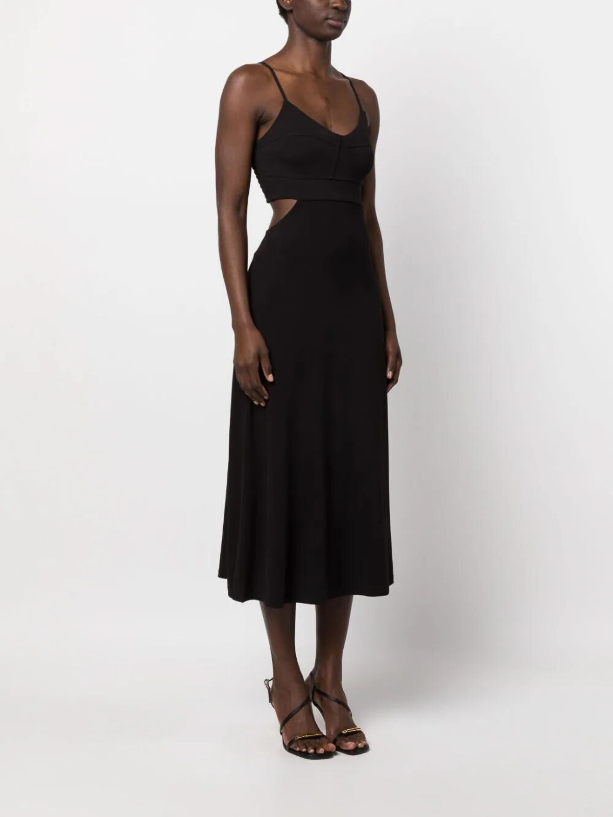 flared knitted dress Knitted dress flared middle length made with wool and lurex  FR25WD5004K459Q7 FRACOMINA main image 0
