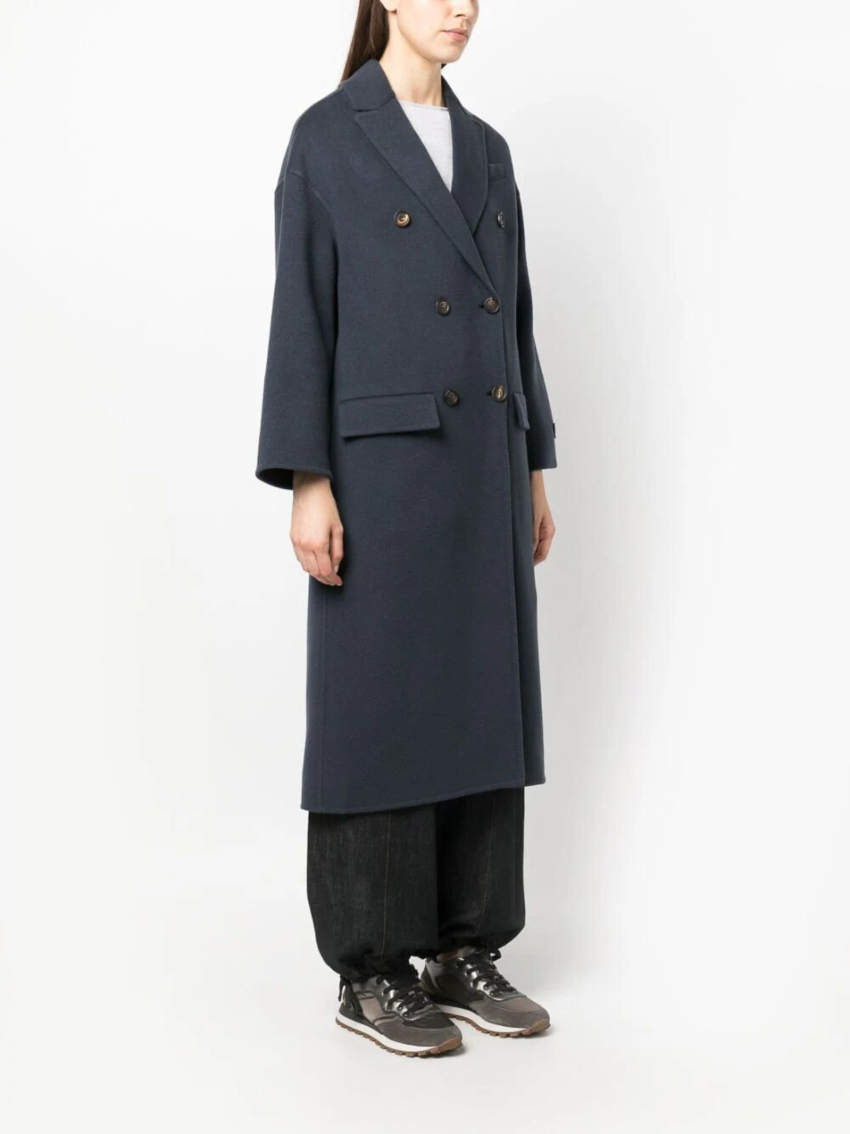 Brunello CUCINELLI Hand-Crafted Double Cloth Coat