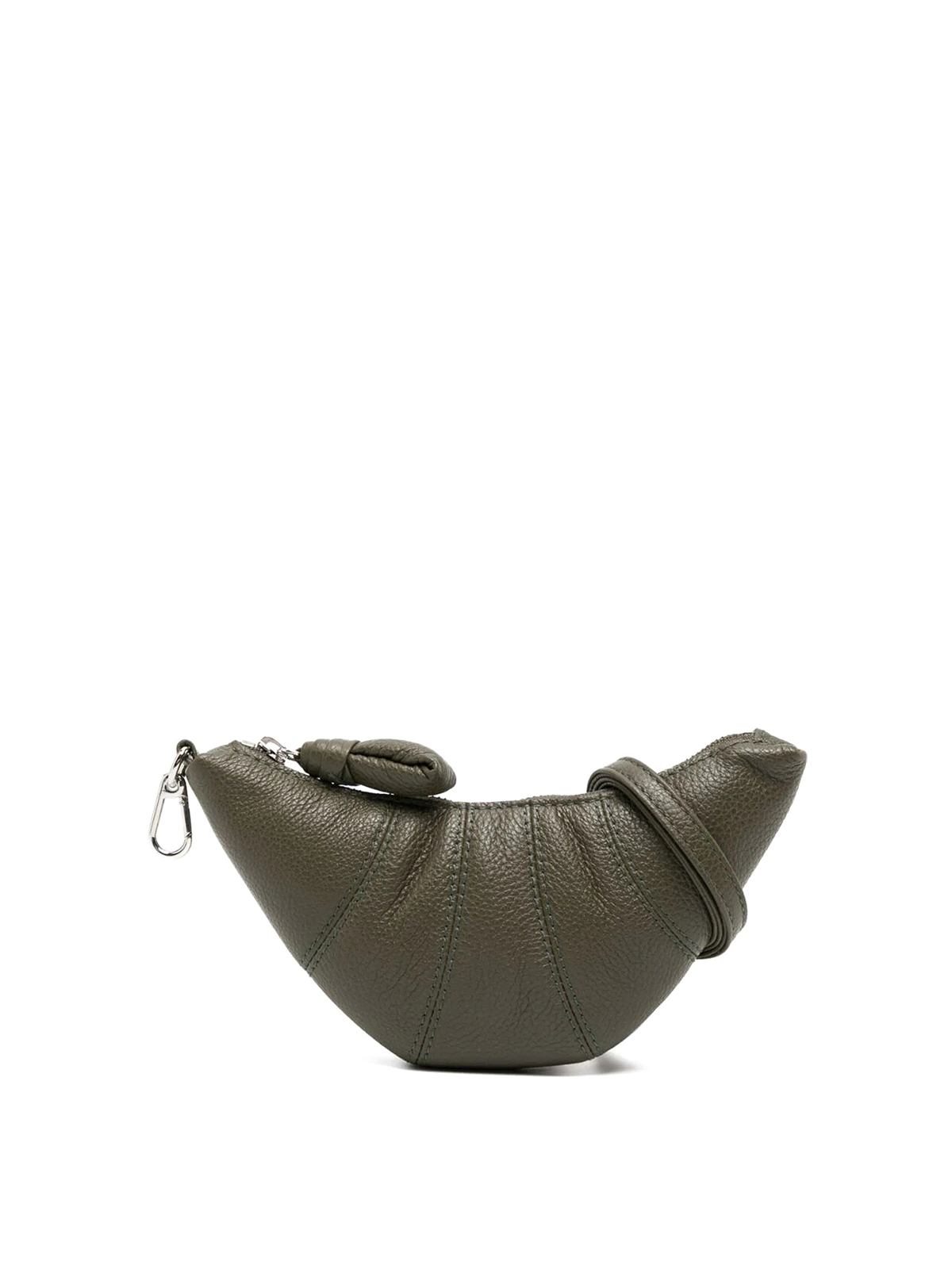 Lemaire Croissant coin purse necklace - Green|SL0017LL0018GR667
