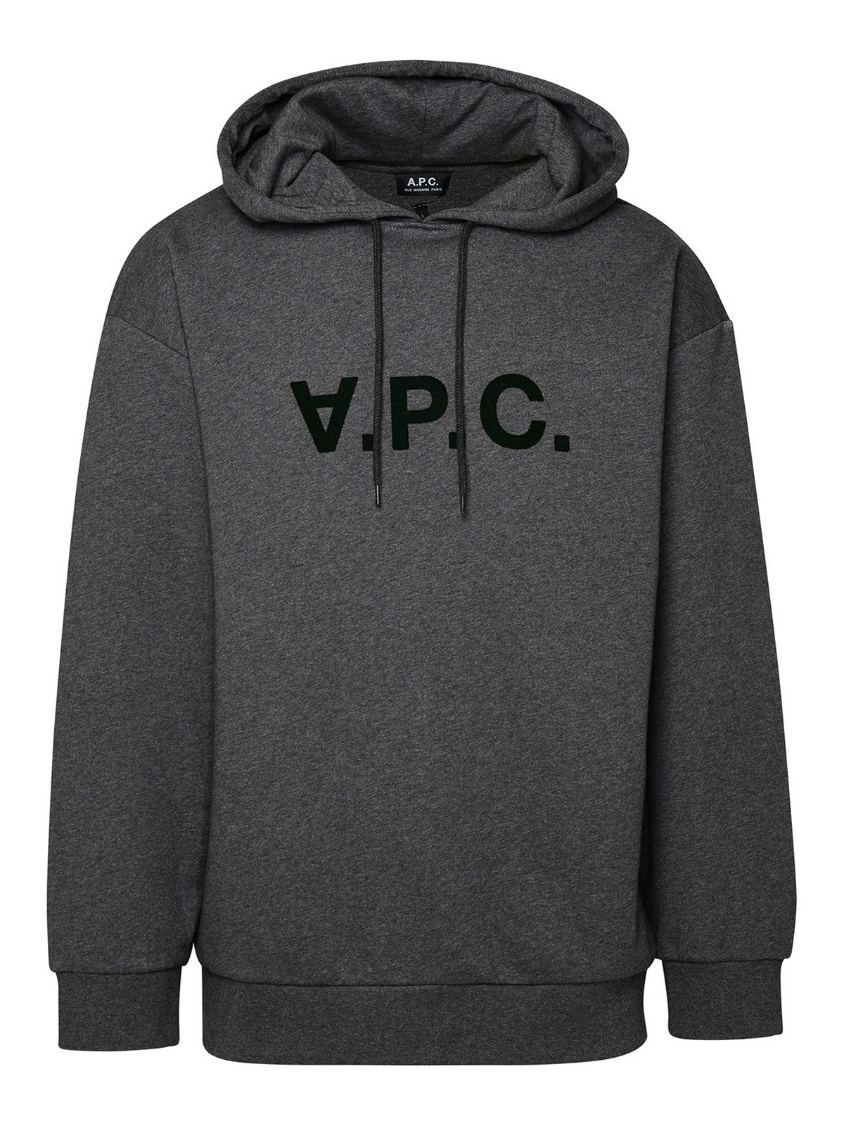 Shop Apc Milo Sweatshirt In Gray Cotton In Grey