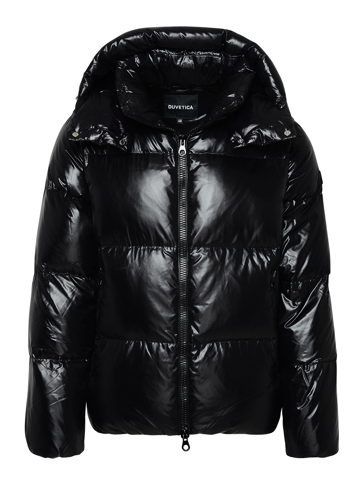 Duvetica Down Jacket In Black Polyester