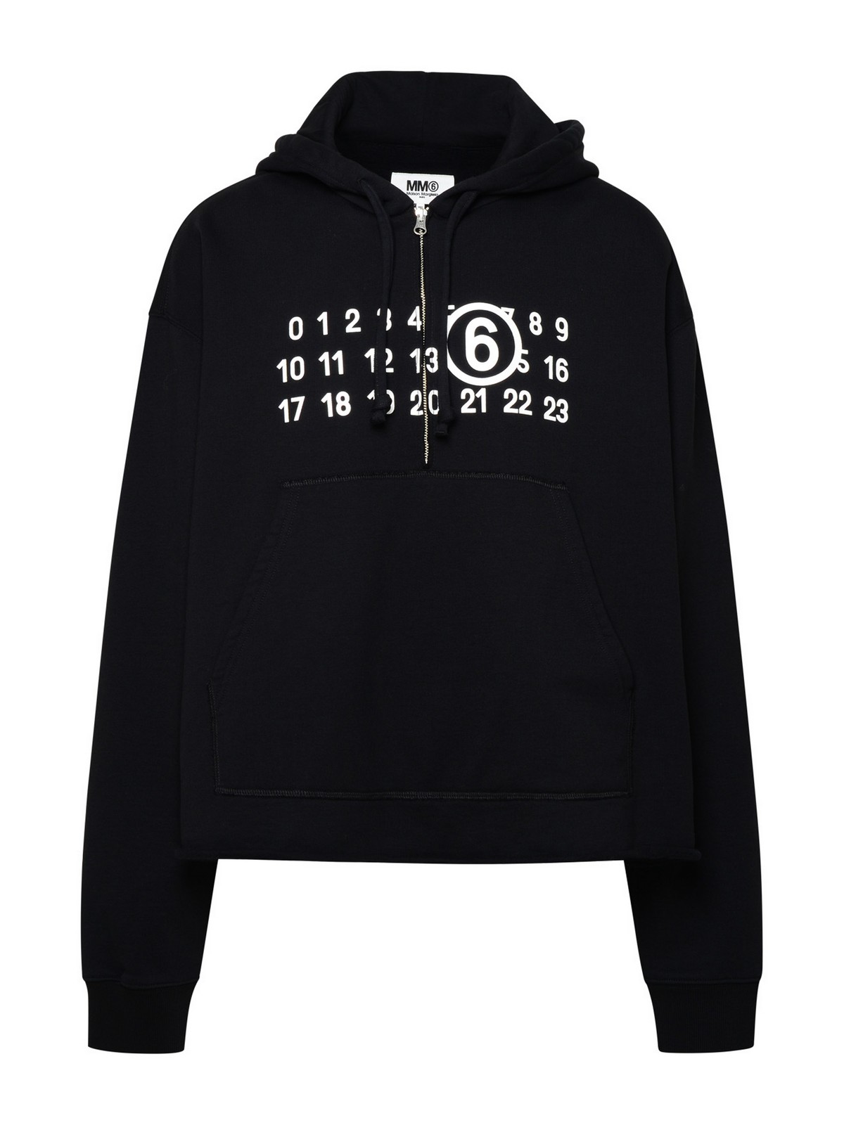 MM6 Maison Margiela Black cotton sweatshirt|S52GU0204S25387900